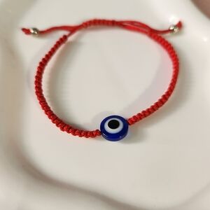 Adjustable Evil Eye Red String Bracelet